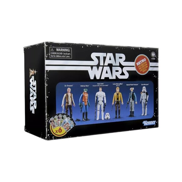 Hasbro Star Wars Retro Collection Episode IV A New Hope 6-pack 3.75” Figures New - Picture 1 of 3